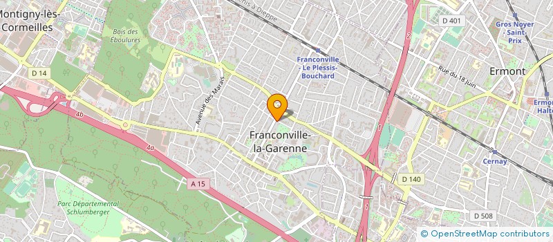 localisation de l'entreprise LA BOITE A CYCLE  FRANCONVILLE