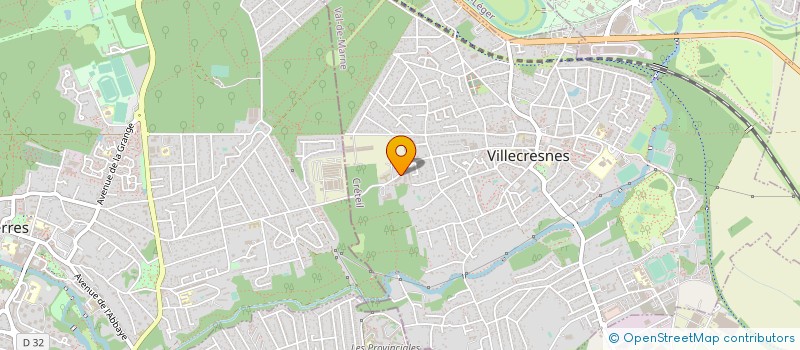localisation de l'entreprise LA BOITE A DECO  VILLECRESNES