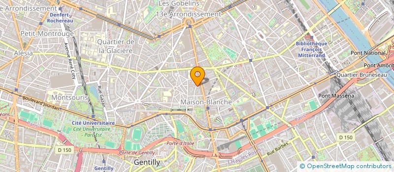 localisation de l'entreprise LA BOITE A DENTS  PARIS