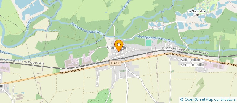 localisation de l'entreprise LA BOITE A DEV  CRANCEY