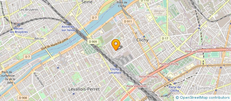 localisation de l'entreprise LA BOITE A ENCAS à CLICHY