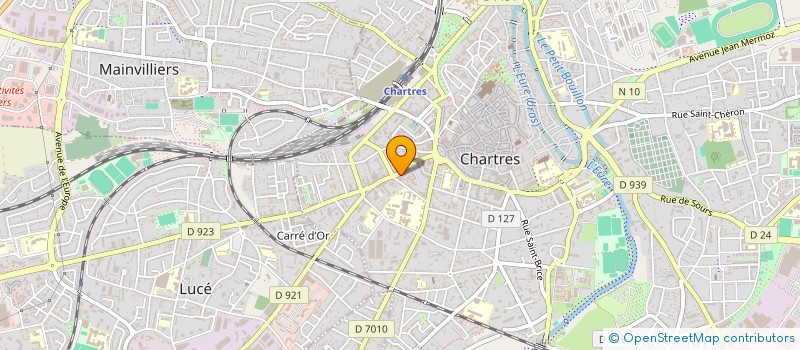 localisation de l'entreprise LA BOITE A FILMS CHARTRES à CHARTRES