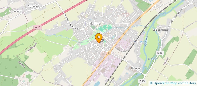 localisation de l'entreprise LA BOITE A FLEURS  NAINTRE