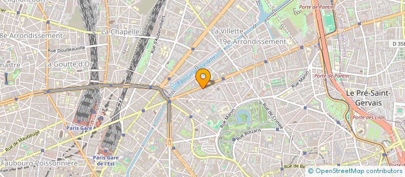 localisation de l'entreprise LA BOITE A FLEURS  PARIS