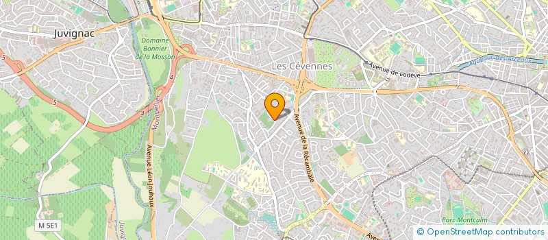 localisation de l'entreprise LA BOITE A FRANCIS à MONTPELLIER