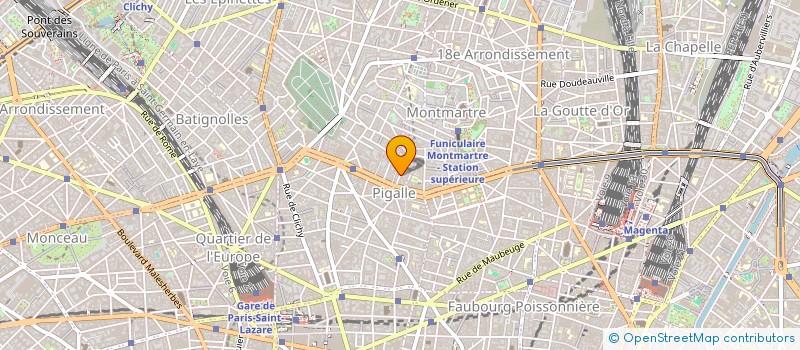 localisation de l'entreprise LA BOITE A FRICOT  PARIS