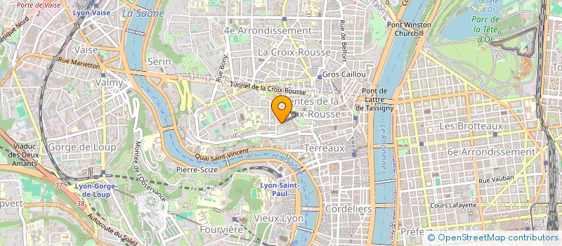 localisation de l'entreprise LA BOITE A GANTS à LYON