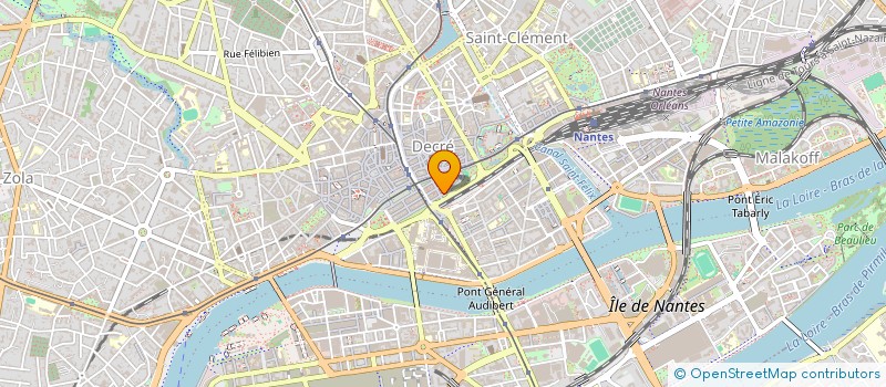 localisation de l'entreprise LA BOITE A GIMMICK à NANTES