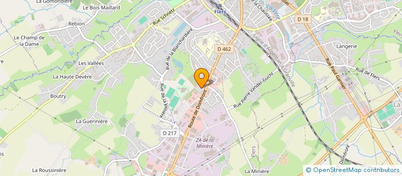 localisation de l'entreprise LA BOITE A GLOB' à FLERS
