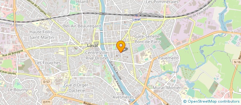 localisation de l'entreprise LA BOITE A GOB' à LAVAL
