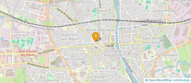 localisation de l'entreprise LA BOITE A GOUTER à LAVAL