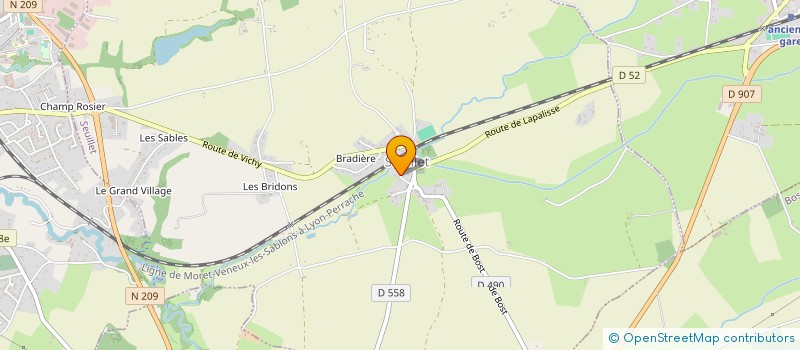 localisation de l'entreprise LA BOITE A GRANDIR à SEUILLET