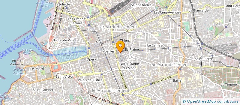 localisation de l'entreprise LA BOITE A HISTOIRES à MARSEILLE