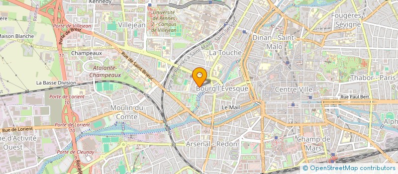 localisation de l'entreprise LA BOITE A IDEES à RENNES