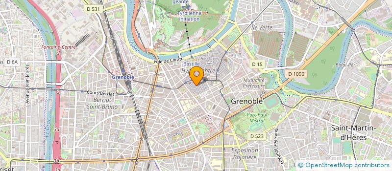 localisation de l'entreprise LA BOITE A IMAGES à GRENOBLE