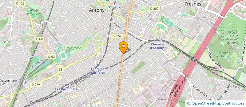 localisation de l'entreprise LA BOITE A IMMO à ANTONY