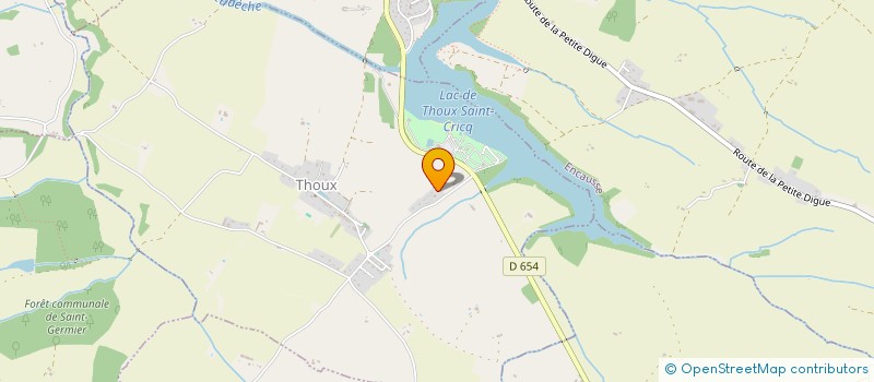 localisation de l'entreprise LA BOITE A KAMALICE  THOUX