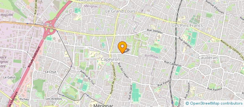 localisation de l'entreprise LA BOITE A LETTRES XMC  MERIGNAC