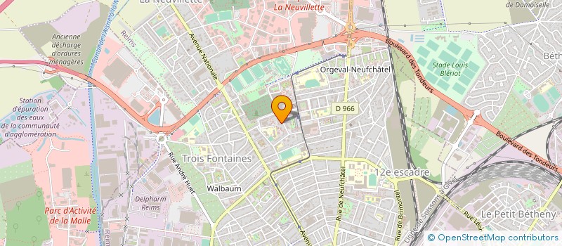 localisation de l'entreprise LA BOITE A MAG  REIMS