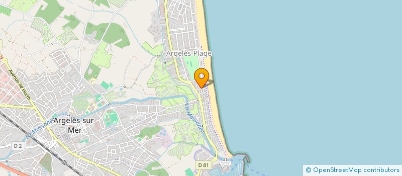 localisation de l'entreprise LA BOITE A MAILLOTS  ARGELES-SUR-MER