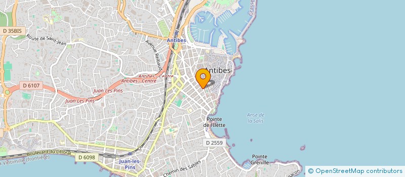 localisation de l'entreprise LA BOITE A MALICE  ANTIBES
