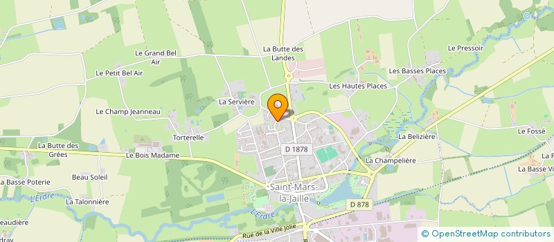 localisation de l'entreprise LA BOITE A MALICE à VALLONS-DE-L'ERDRE