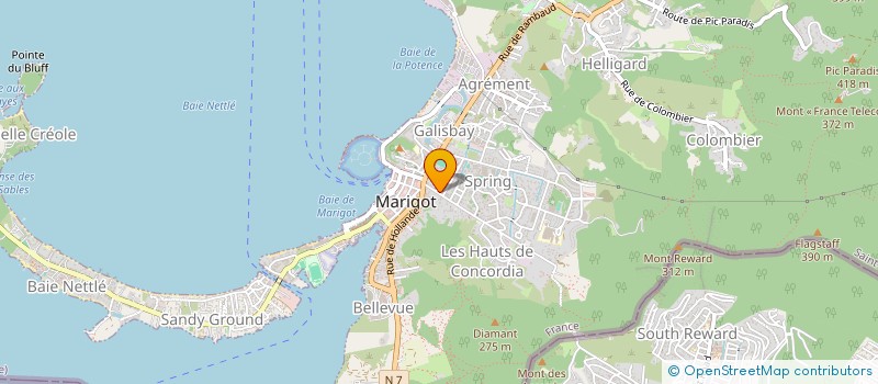 localisation de l'entreprise LA BOITE A MALICES  SAINT MARTIN