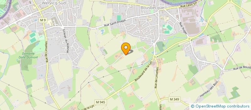 localisation de l'entreprise LA BOITE A MEUH à BOUSBECQUE