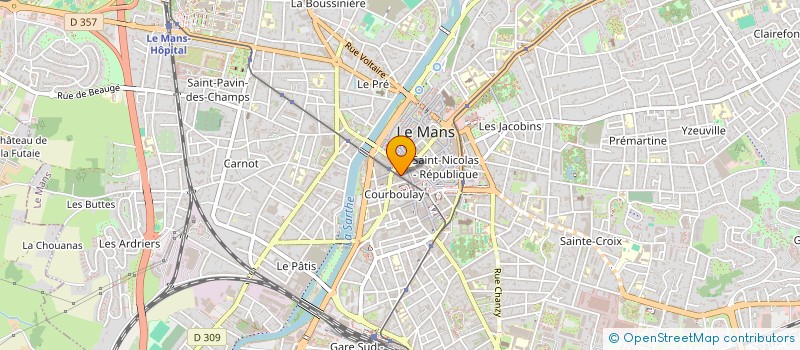 localisation de l'entreprise LA BOITE A MODELER  LE MANS