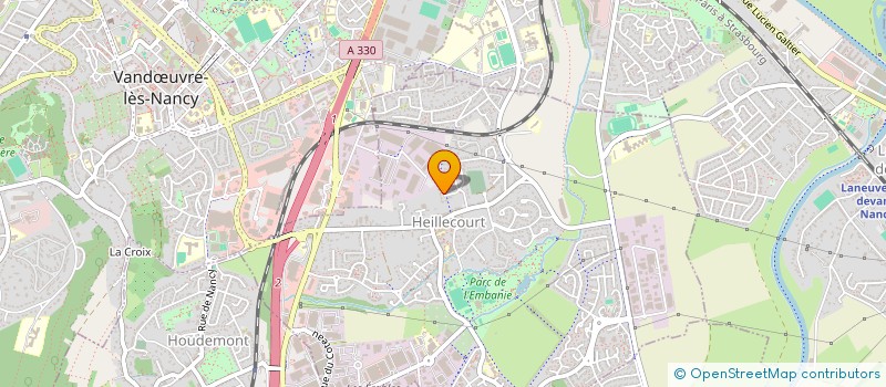 localisation de l'entreprise LA BOITE A MUSES à HEILLECOURT