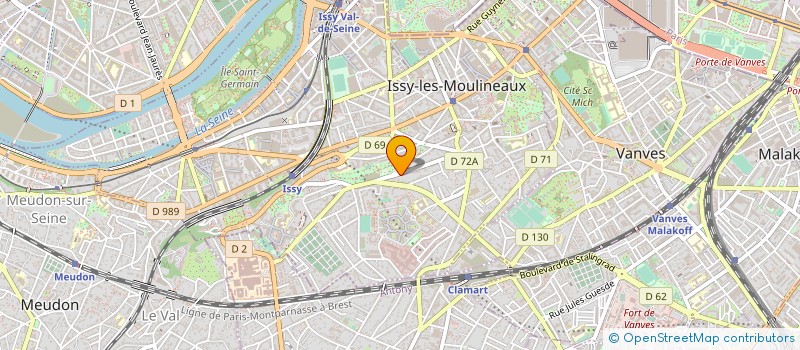 localisation de l'entreprise LA BOITE A MUSIQUE à ISSY-LES-MOULINEAUX