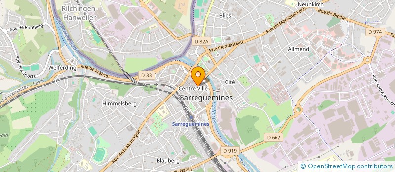 localisation de l'entreprise LA BOITE A MUSIQUE à SARREGUEMINES