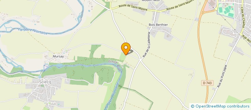 localisation de l'entreprise LA BOITE A MUSIQUE  ECHIRE