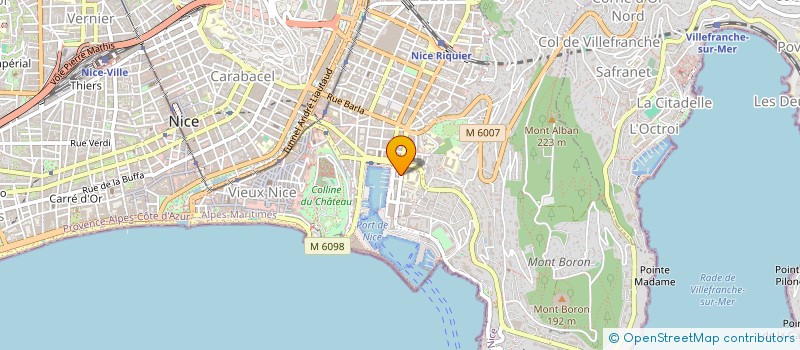 localisation de l'entreprise LA BOITE A MUSIQUE  NICE