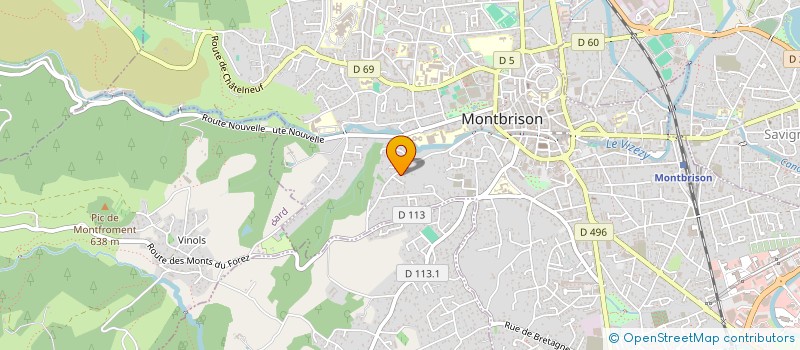 localisation de l'entreprise LA BOITE A MUSIQUE INDE  MONTBRISON