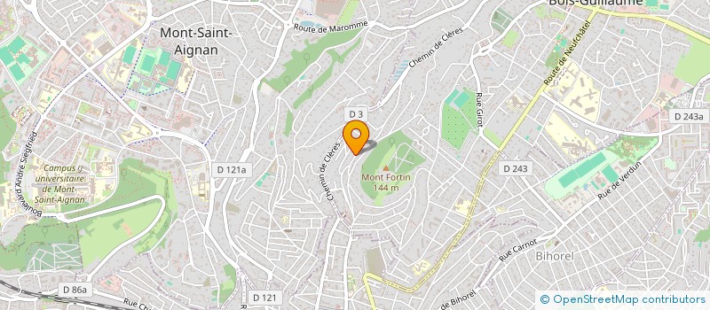 localisation de l'entreprise LA BOITE A MUSIQUES à BOIS-GUILLAUME