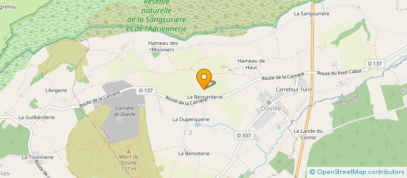 localisation de l'entreprise LA BOITE A NOUNOUS  MONTSENELLE