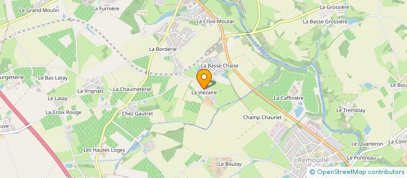 localisation de l'entreprise LA BOITE A ONGLET  AIGREFEUILLE-SUR-MAINE