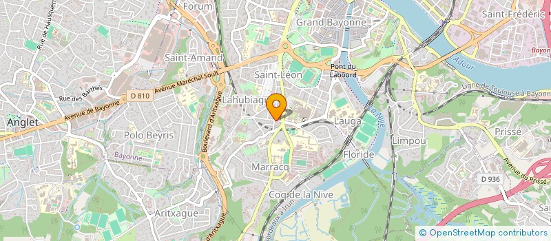 localisation de l'entreprise LA BOITE A OUTILS à BAYONNE