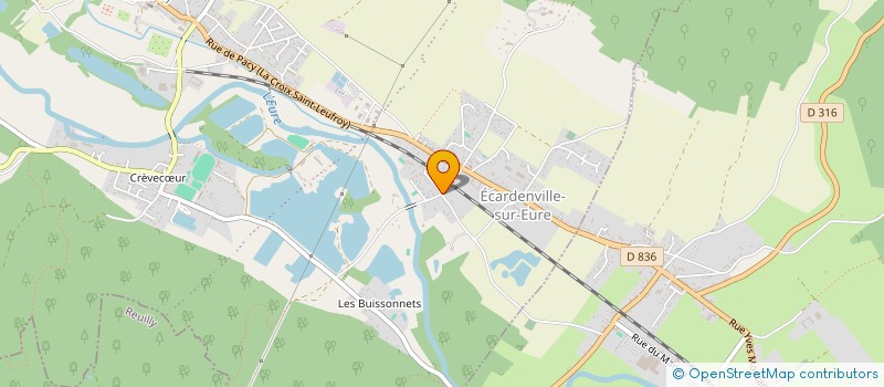 localisation de l'entreprise LA BOITE A OUTILS-SPECTACLES VIVANTS  CLEF VALLEE D'EURE