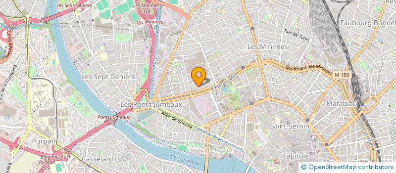 localisation de l'entreprise LA BOITE A PC à TOULOUSE