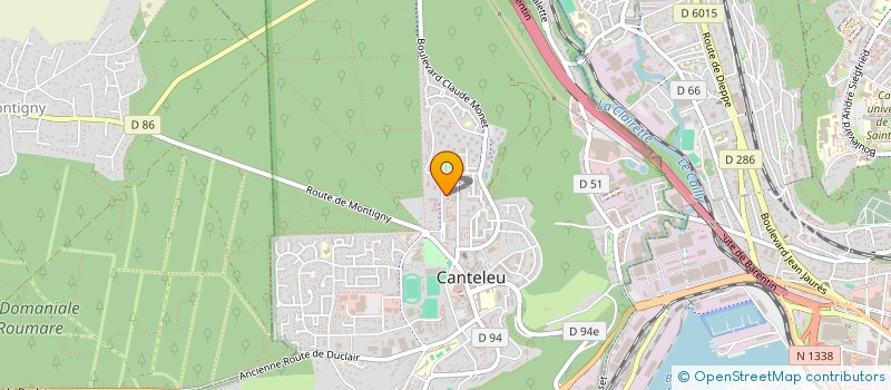 localisation de l'entreprise LA BOITE A PIZZ à CANTELEU