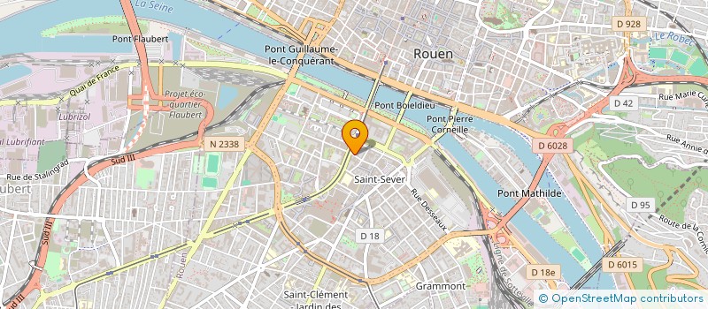 localisation de l'entreprise LA BOITE A PLANS à ROUEN