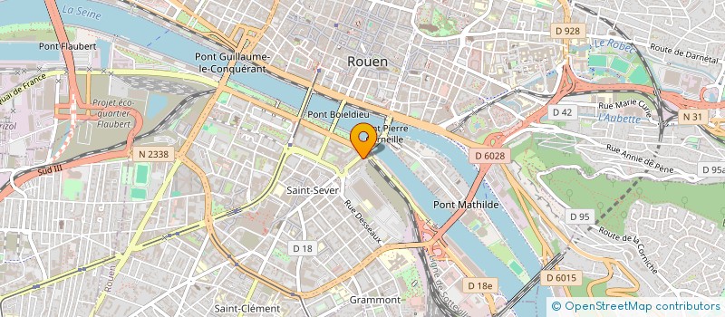 localisation de l'entreprise LA BOITE A PUB  ROUEN