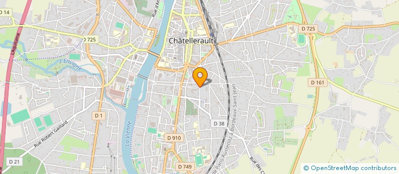 localisation de l'entreprise LA BOITE A REVES à CHATELLERAULT