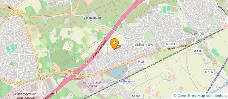 localisation de l'entreprise LA BOITE A REVES à BAILLARGUES