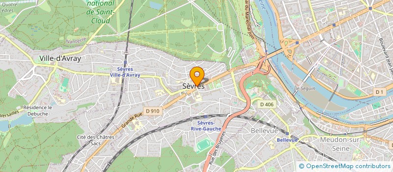 localisation de l'entreprise LA BOITE A SARDINE à SEVRES