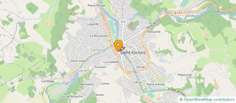 localisation de l'entreprise LA BOITE A SEEDS à SAINT-GIRONS
