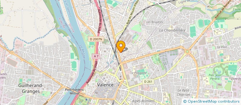 localisation de l'entreprise LA BOITE A SERVICES à BOURG-LES-VALENCE
