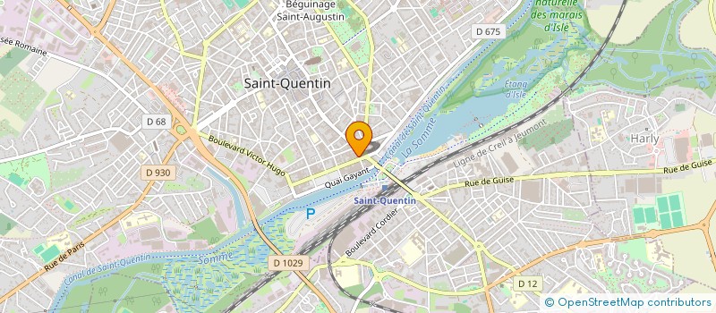 localisation de l'entreprise LA BOITE A SOINS à SAINT-QUENTIN
